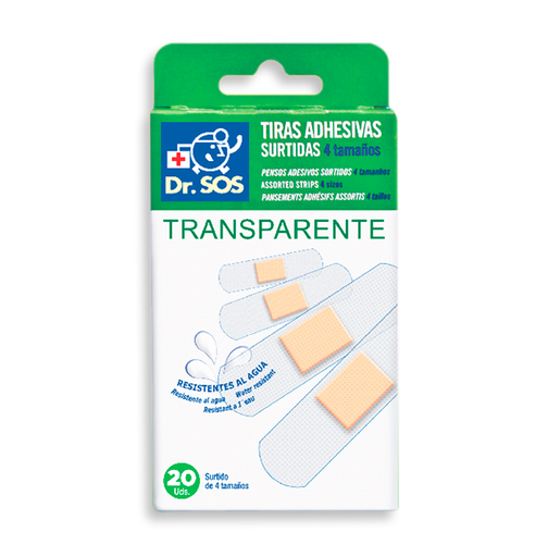 [02481] CURITA DR.SOS TRANSPARENTEx20 
