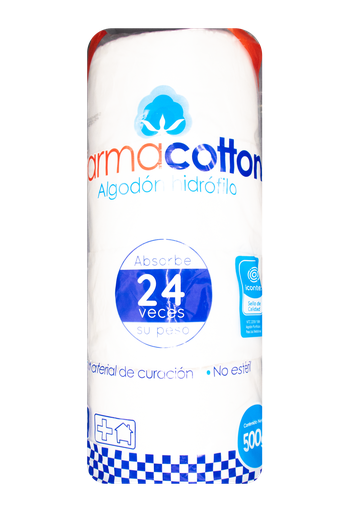 [03902] ALGODON HIDROFILO FARMACOTTON FDAx500GR 