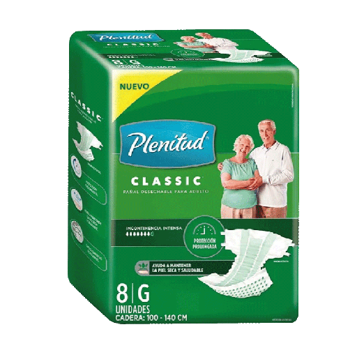 [02541] PAÑAL PLENITUD CLASSIC IMPRO Gx8 