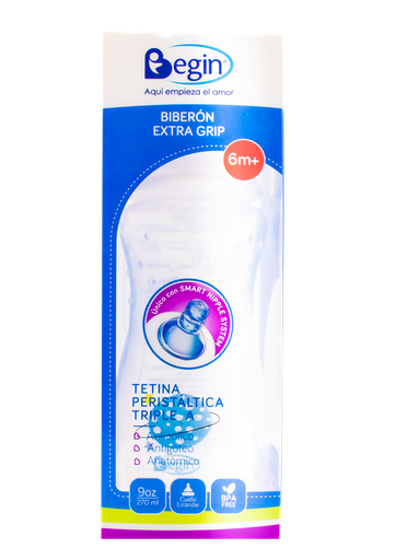 [02844] BIBERON BEGIN EXTRA GRIP B/ES S-AGAR 6+Mx9ONZ 