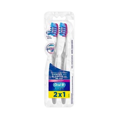 [02159] CEPILLO ORAL-B 3D WHITE LUXE SUAVEx2 