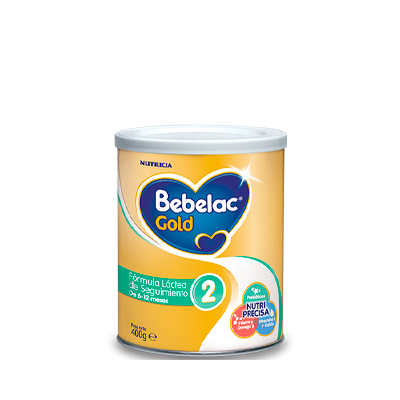 [03447] LECHE BEBELAC GOLD ET-2 LATAx400GR 