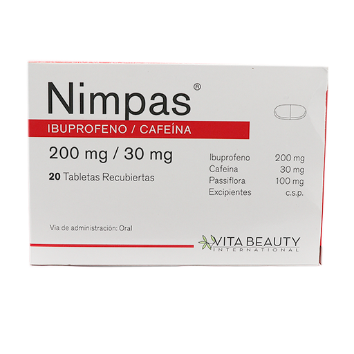 [10535] NIMPAS  TAB-RECx200/30/100MGx20