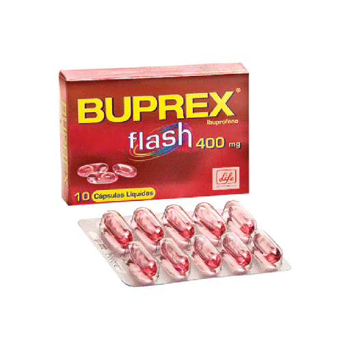 [08259] BUPREX FLASH  CAP-BLANx400MGx10