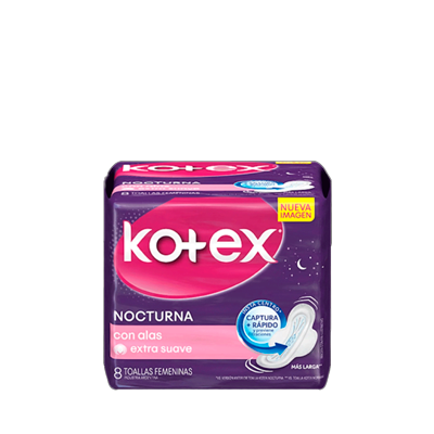 [00476] TOALLA HIG KOTEX NOCTURNAx8 