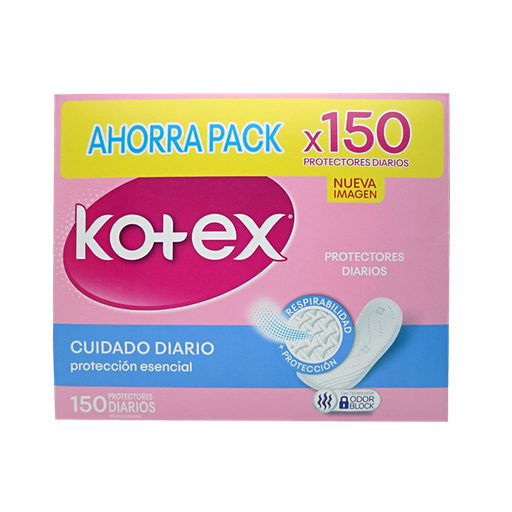 [10081] PROTEC DIARIOS KOTEX CUIDADO DIARIOx150 