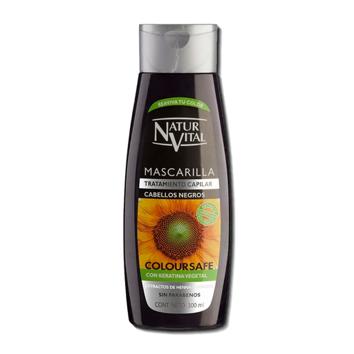 [01778] TRATAM NATUR-VITAL COLOURSAFE CABELLOS NEGROSx300ML 