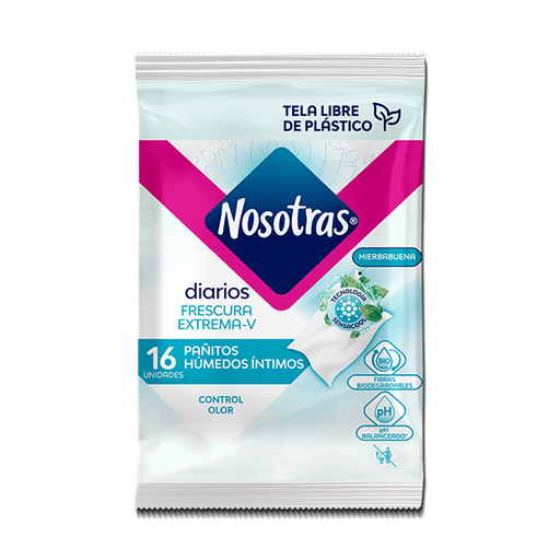 [02736] PAÑITOS NOSOTRAS INTIMA FRES-EXTREMA FLOWPACKx16 