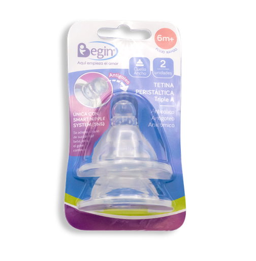 [03002] CHUPON BEGIN PERISTATICO CUELLO ANCHO 6+Mx2 