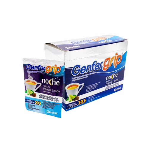 [09322] GENFARGRIP NOCHE  POL-SOL-ORALx500/10/2MGx24