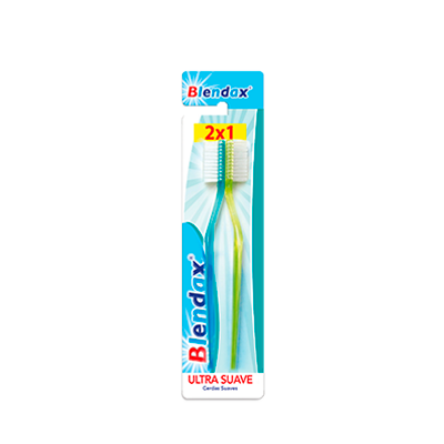 [03242] CEPILLO BLENDAX CERDAS SUAVE ULTRA SUAVE 2x1 