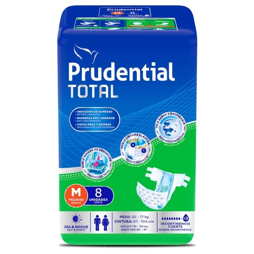 [03693] PAÑAL PRUDENTIAL TOTAL Mx8 