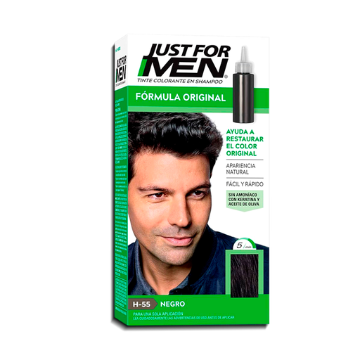 [01707] TINTE JUST F-MEN H-55 NEGRO KIT 