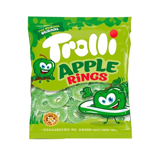 [10574] GOMITAS TROLLI APPLE RINGSx100GR 