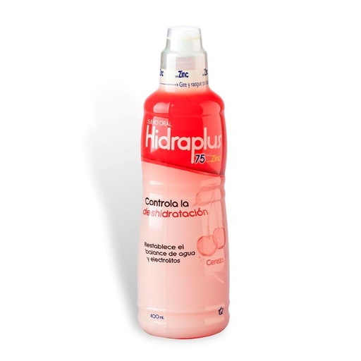 [07175] HIDRAPLUS C-ZINC CEREZA  SOL-ORALx75MEQx400ML