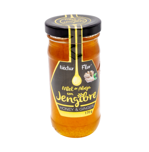 [06085] MIEL ABEJA NECTAR FLOR C-JENGIBRE FCOx170GR 