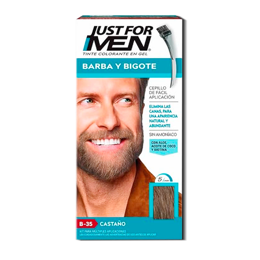 [12102] TINTE JUST F-MEN BAR&BIG B-35 CASTAÑO KIT 