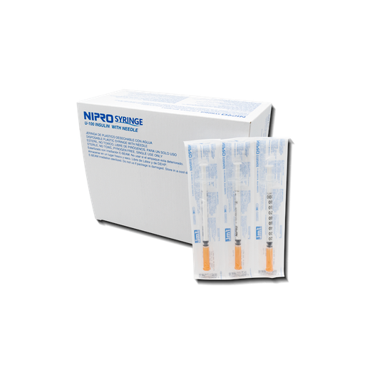 [04111] JERINGA NIPRO 1ML/28Gx1/2"x100 
