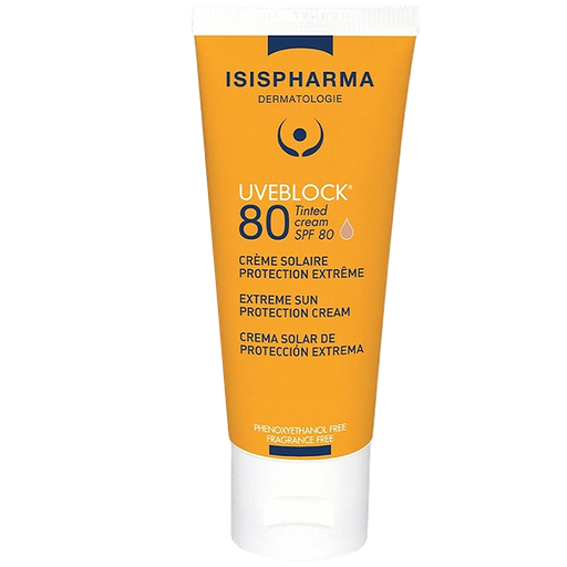 [00743] PROT-SOLAR UVEBLOCK TINTED SPF80 T-CREAMx40ML 