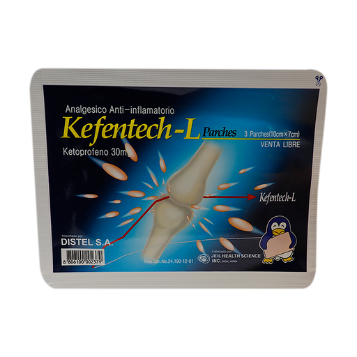 [08426] KEFENTECH-L  PARCHE-TRANSDx30MGx3