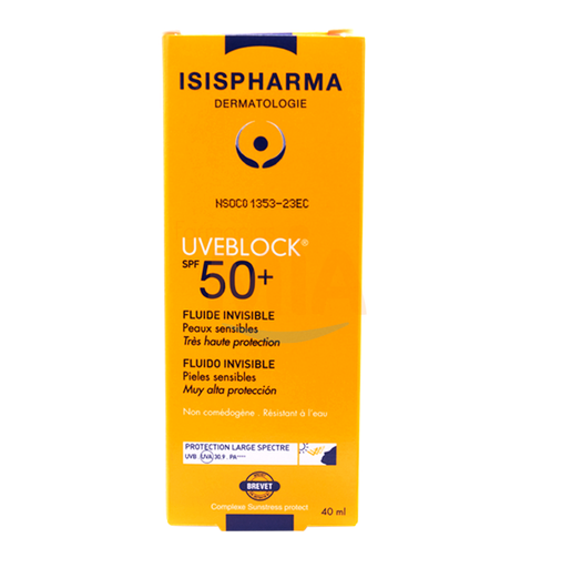 [00742] PROT-SOLAR UVEBLOCK SPF50+ FLUIDO INV-x40ML 