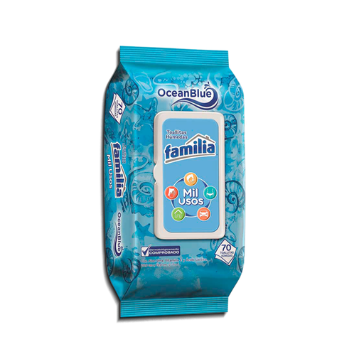 [02729] TOALLITAS HUM FAMILIA MIL USOS FLOWPACKx70 