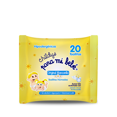 [02808] TOALLITAS HUM PMB MANZANILLA FLOWPACKx20 