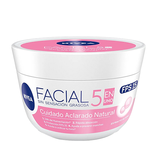 [01094] CREMA NIVEA 5EN1 ACLARADO NATURAL FACx100ML 