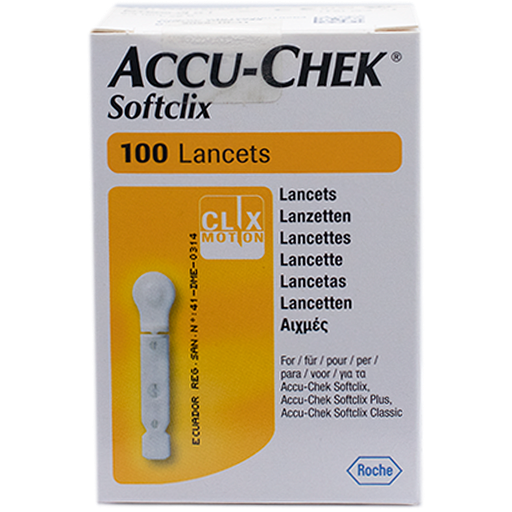 [00391] LANCETAS ACCU-CHEK SOFTCLIX CAJAx100 