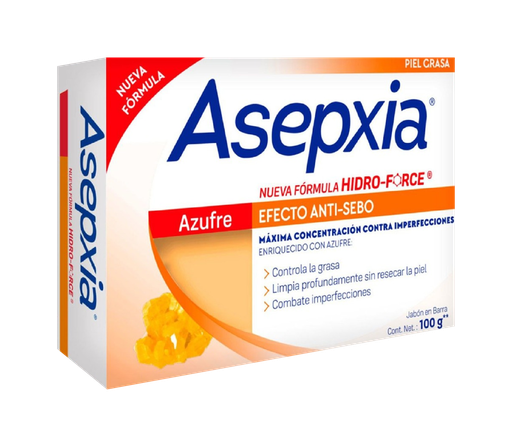 [00914] JABON ASEPXIA AZUFRE A-SEBO BARRAx100GR 