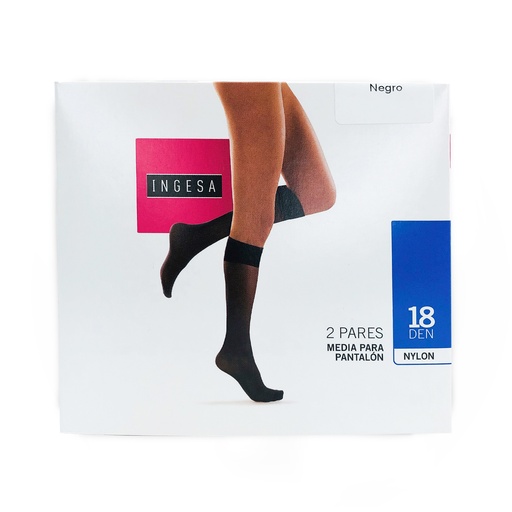 [00262] MEDIA P-PANT INGESA LYCRA 18DEN PLATAx2 