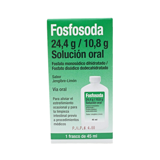 [07412] FOSFOSODA  SOL-ORALx24400/1080MGx45ML