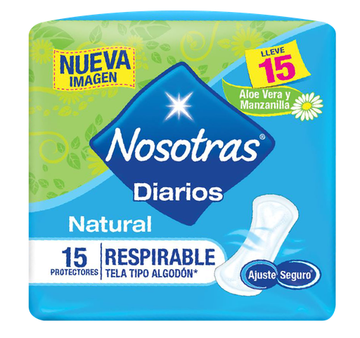 [00442] PROTEC NOSOTRAS DIARIOS NATURAL RESPIRABLEx15 