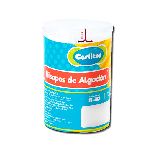 [02116] COTONETE CARLITOS PLASTICOx100 