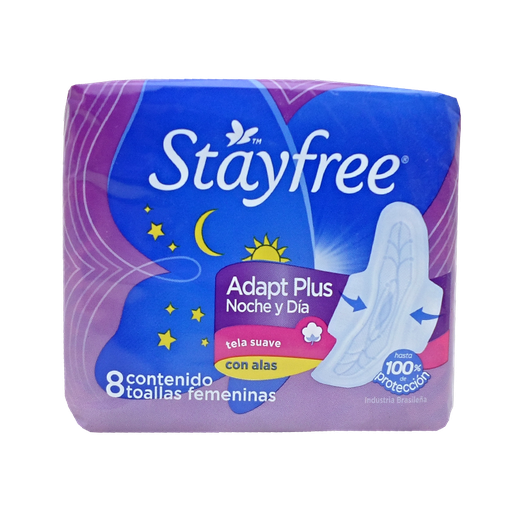 [00480] TOALLA HIG STAYFRE ADAPT PLUS N/D C-ALASx8 