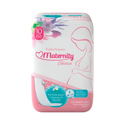 [00469] TOALLA HIG MATERNITY CLASICAx10 
