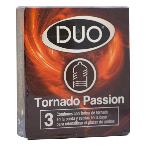 [00565] PRESERV DUO TORNADO PASSION CAJAx3 
