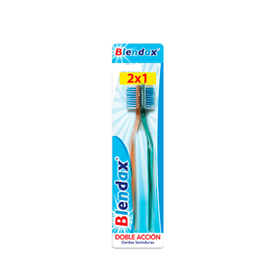 [03240] CEPILLO BLENDAX DOBLE ACCION SEMIDUROx2 