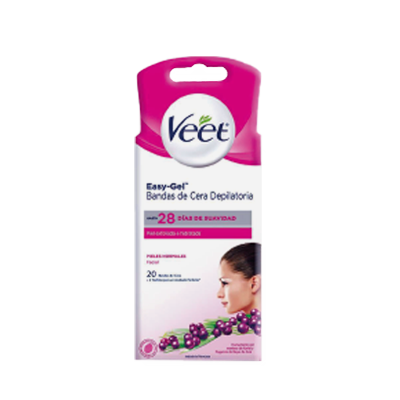 [02108] BANDA-DEPIL VEET FACx20 