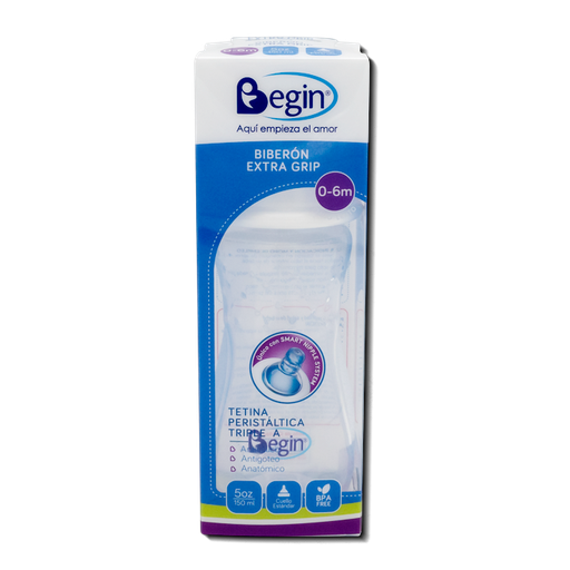 [02998] BIBERON BEGIN EXT-GRIP S-AGA B/ES 0-6Mx5ONZ 
