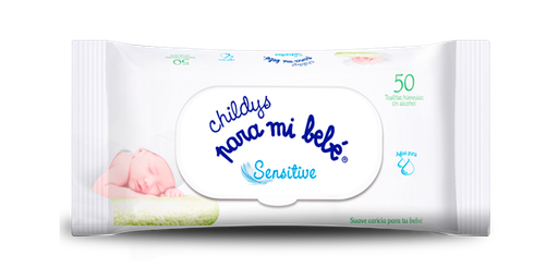 [02803] TOALLITAS HUM PMB RECIEN NACIDO SENSITIVE FLOWPACKx50 
