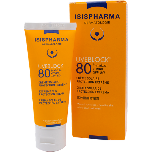 [00740] PROT-SOLAR UVEBLOCK SPF80 INVISIBLE-CREMAx40ML 