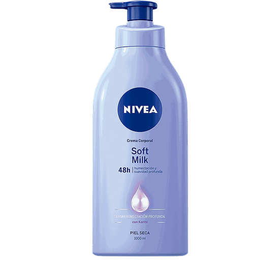 [01046] CREMA NIVEA SOFT MILK P-SECA CORPx1000ML 