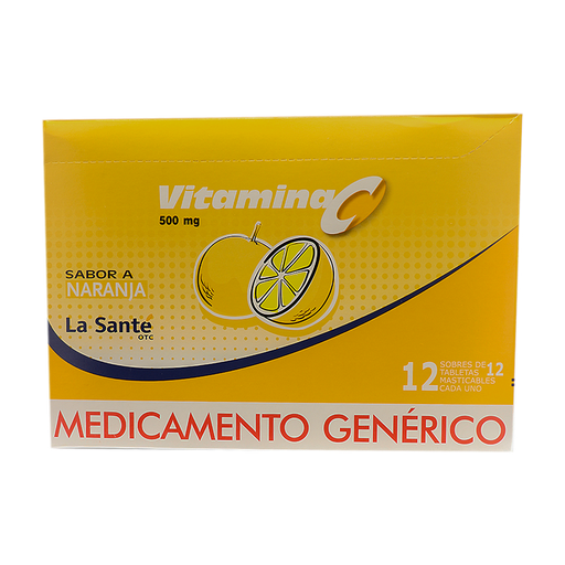 [07700] VITAMINA-C NAR  TAB-MASTx500MGx12LSTE
