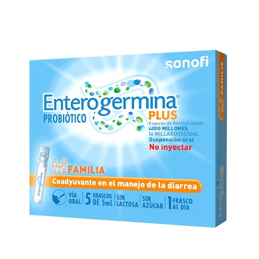 [07201] ENTEROGERMINA PLUS  SOL-ORALx4MILL/5MLx5