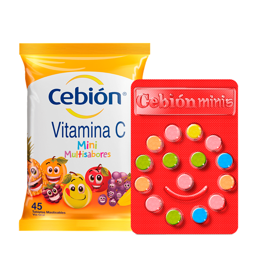[07707] CEBION MINIS  TAB-MASTx1000MGx10(45)