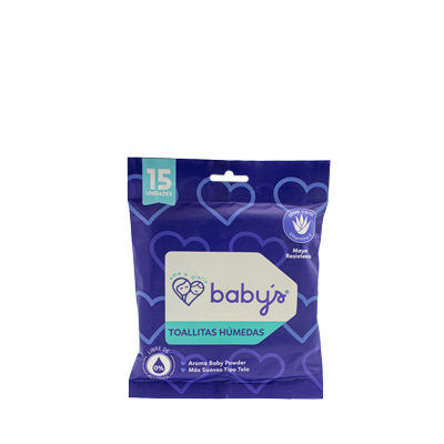 [02745] PAÑITOS BABYS ALOE-VIT-E FLOWPACKx15 