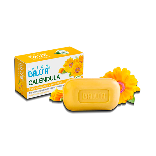 [05755] JABON BASSA CALENDULA BARRAx90GR 