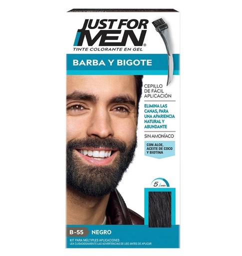 [01708] TINTE JUST F-MEN BAR&BIG B-55 NEGRO KIT 
