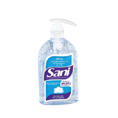 [02091] DESINFEC SANI ALGODON P-MANOSx250ML 